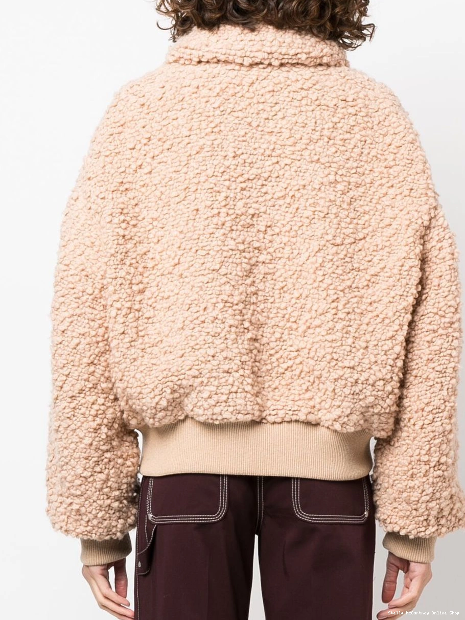 Affordable textured Stella McCartney jacket bomber softly Women cropped 0730